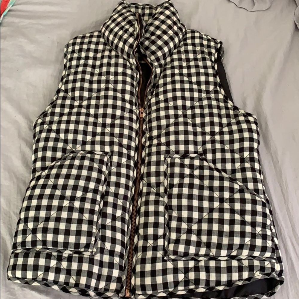 Puffy Checkered Vest